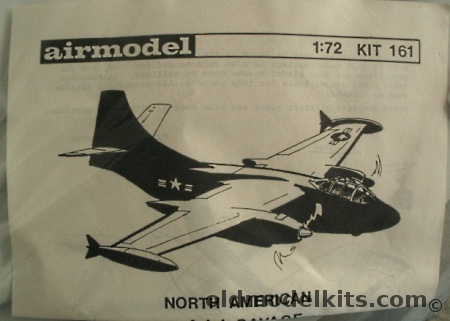 Airmodel 1/72 North American AJ-1 Savage - Bagged, 161 plastic model kit